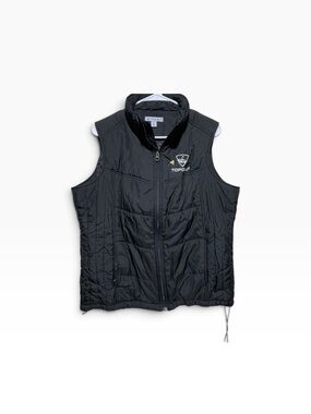 Women's Port Authority Quilted Top Golf Zipper Vest Sz Large